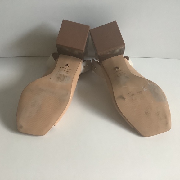 Carrano Open Toe, Tortoise Stacked Heel Sandal, EUC, Size 8.5 - Picture 7 of 14